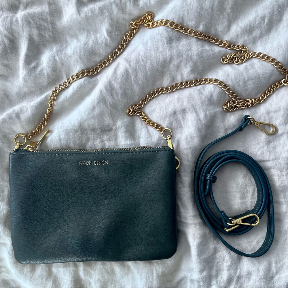 Fawn Design Crossbody Bag - Forest Green